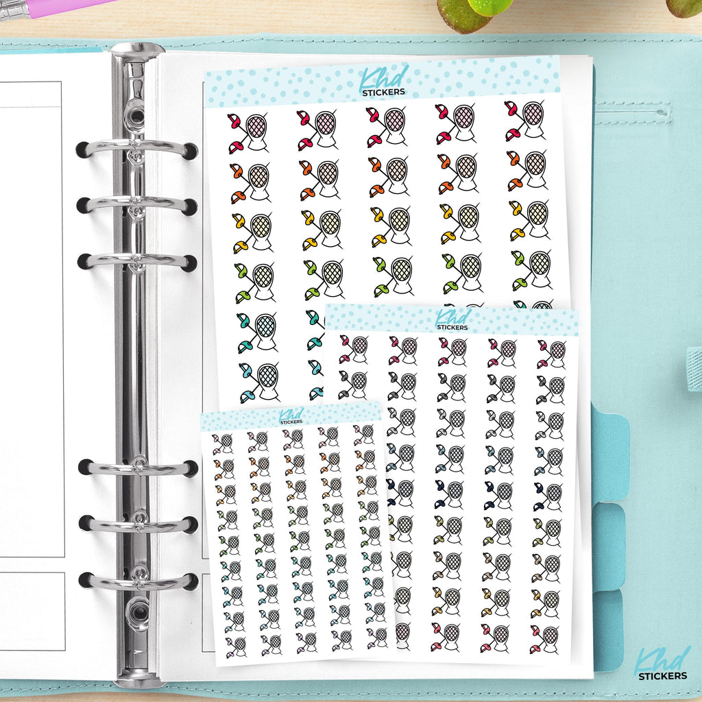 Fencing Planner Stickers