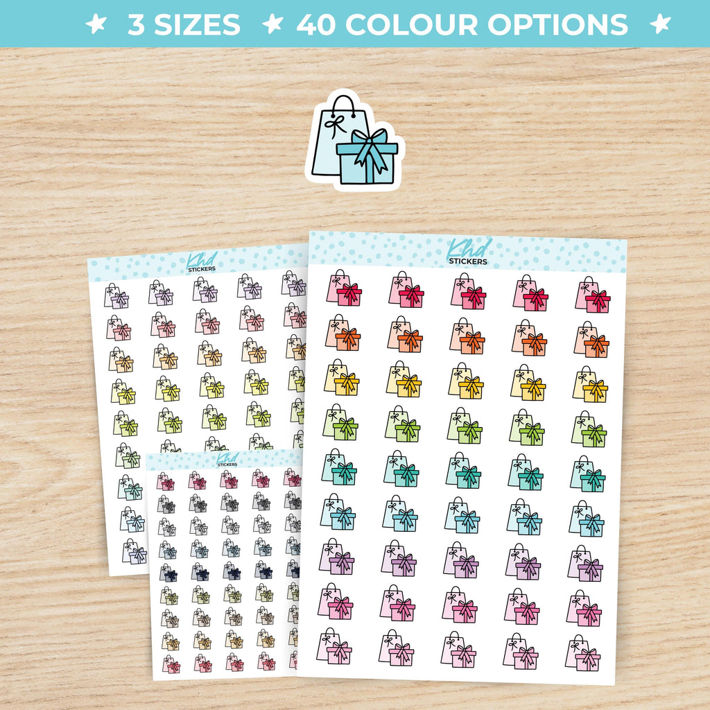 Cute Gift Giving Icon Stickers Small / LIFE