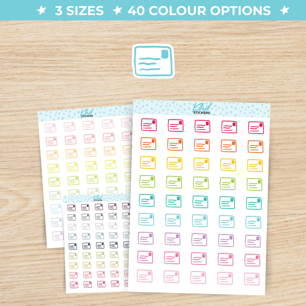 Envelope Icon Stickers Small