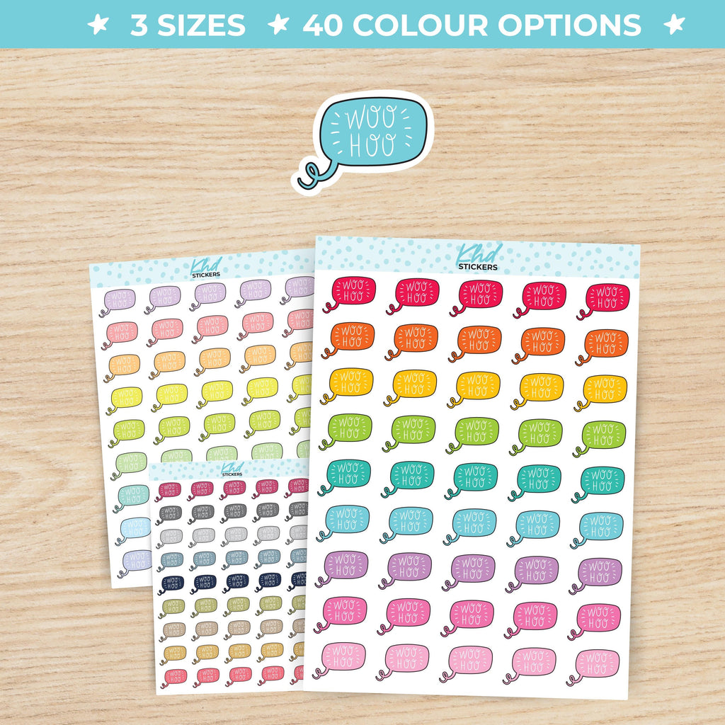 Woo Hoo Planner Stickers Small