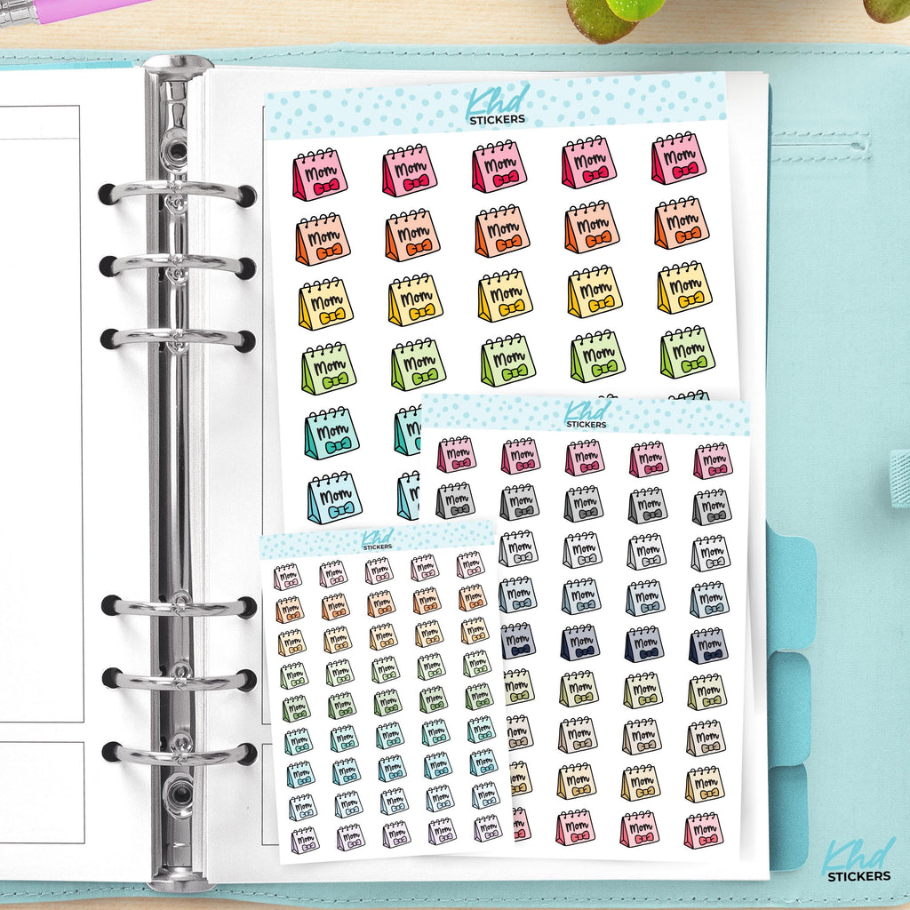 Mom Appointment Reminders Planner Stickers