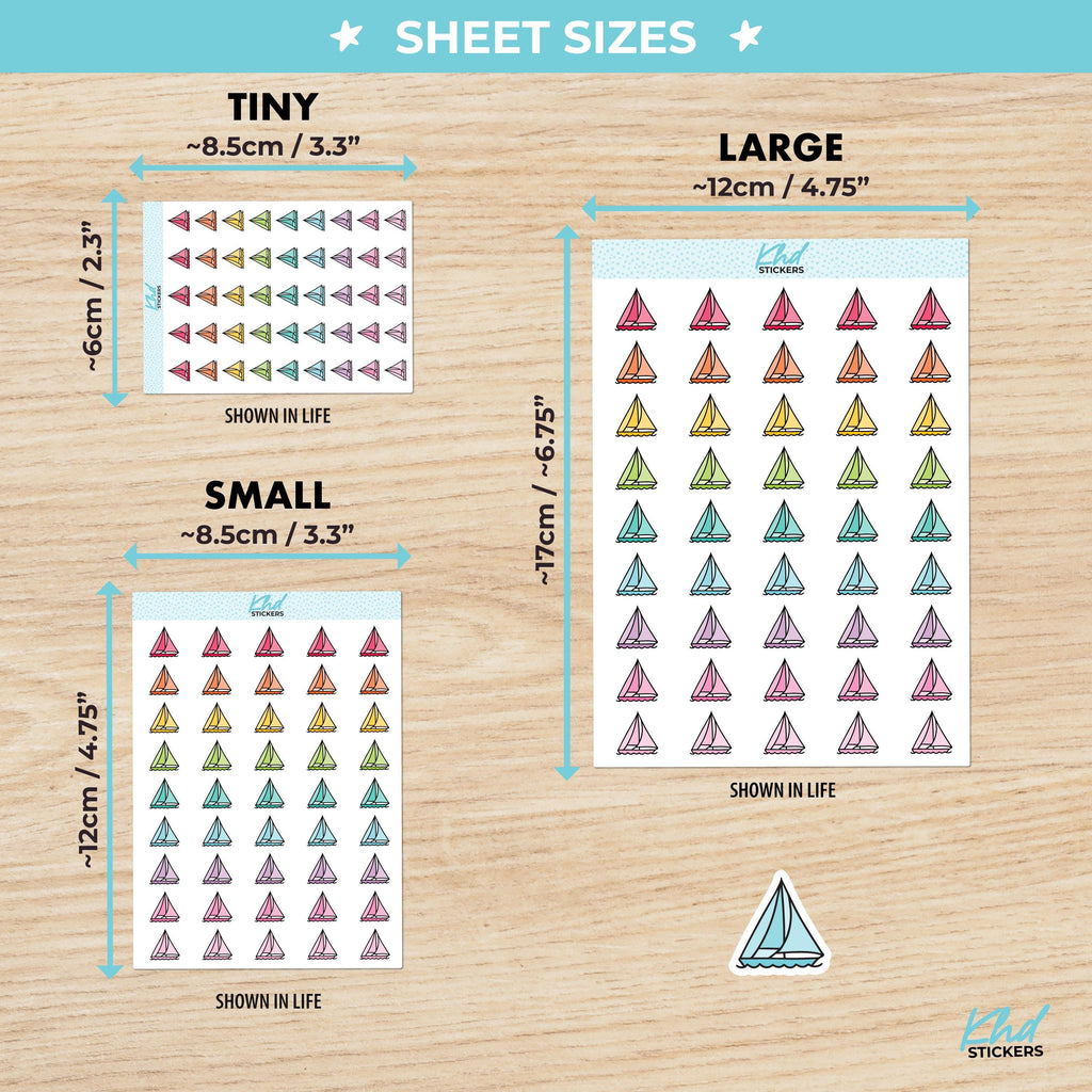 Sailing Planner Stickers