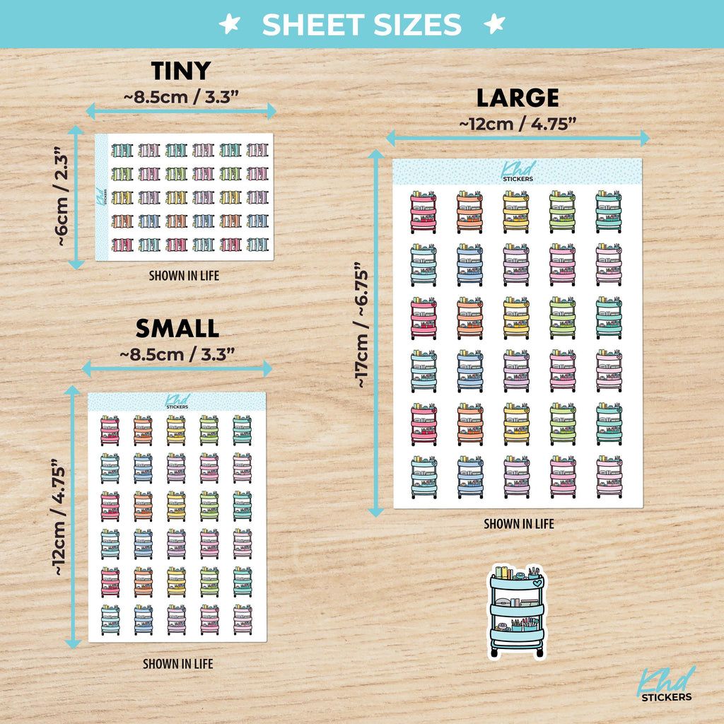 Planner Trolley Stickers