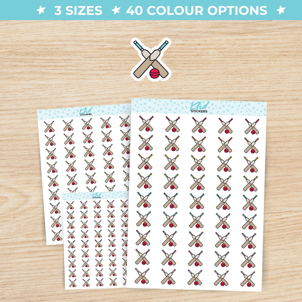 Cricket Planner Stickers