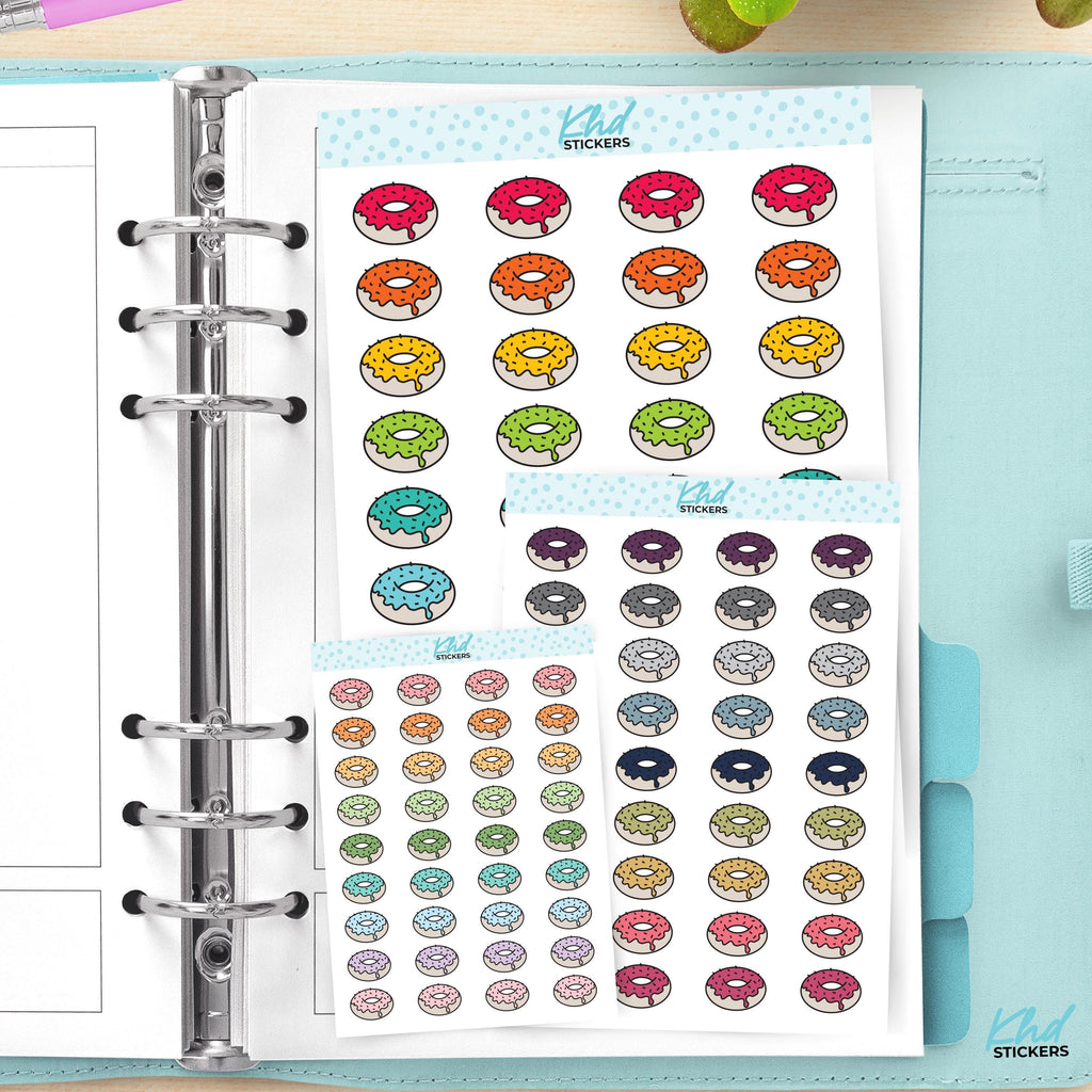 Donut Icon Planner Stickers