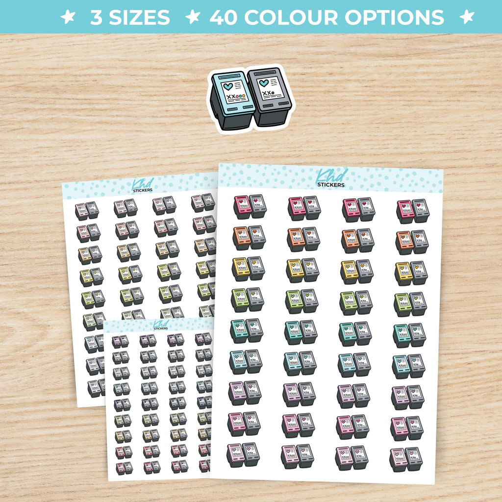 Printer Cartridge Stickers Small