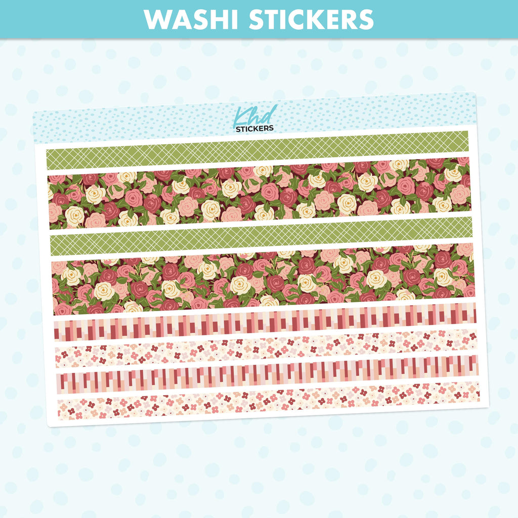 Country Meadow Decorative Washi Strip Stickers