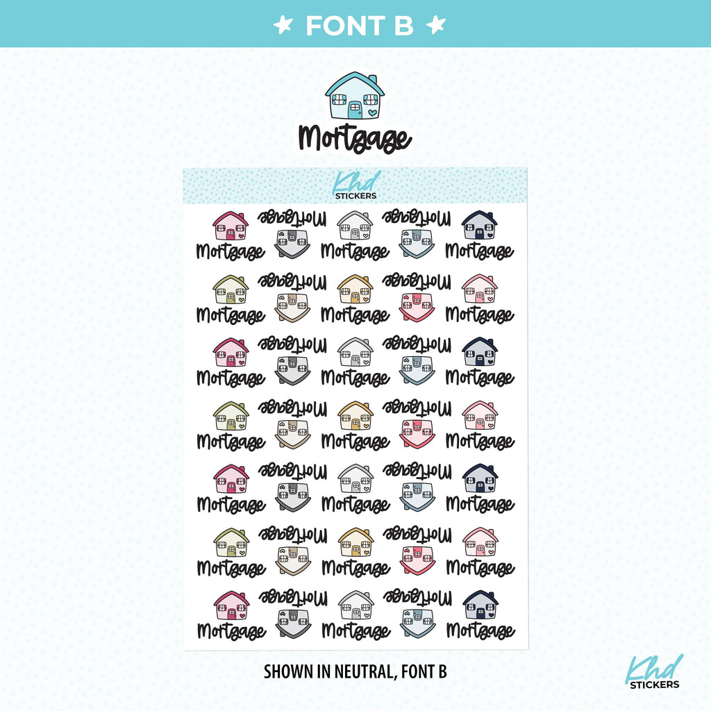 Mortgage Planner Stickers