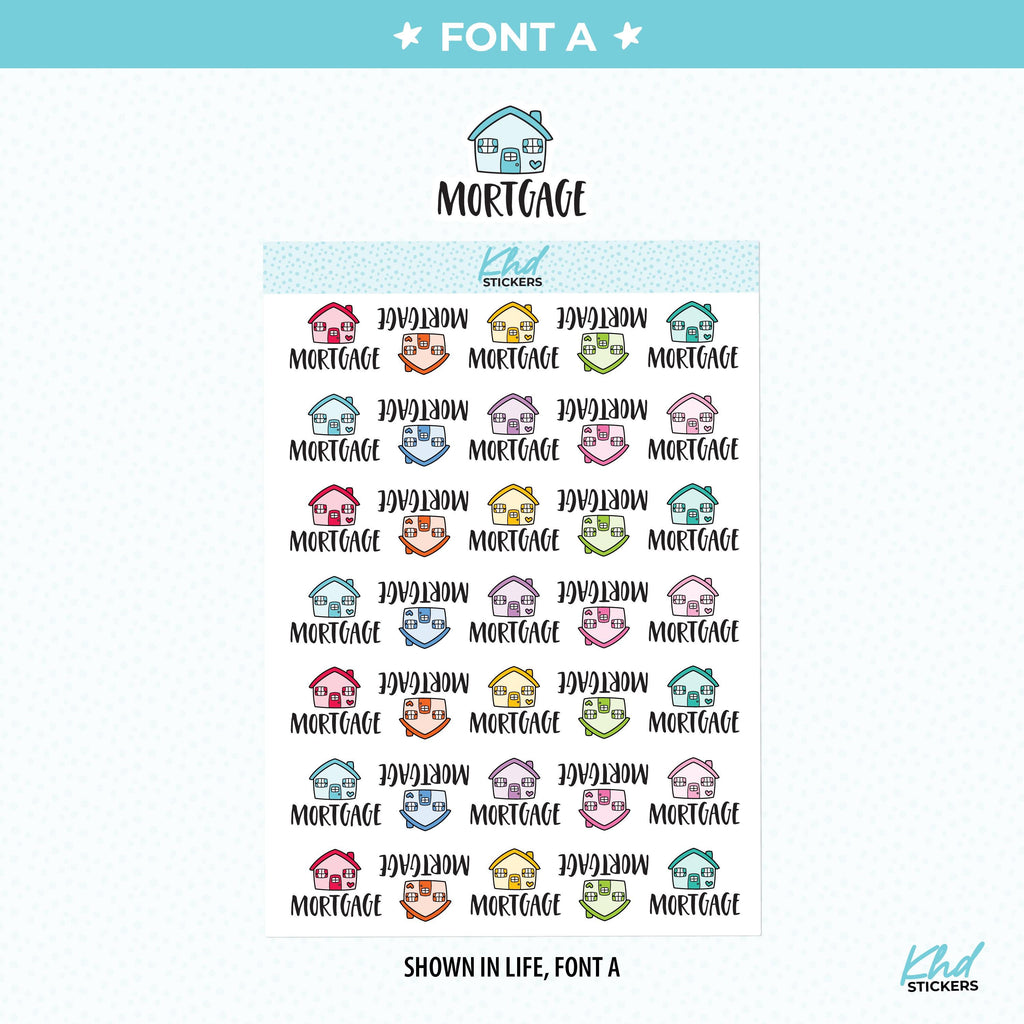 Mortgage Planner Stickers