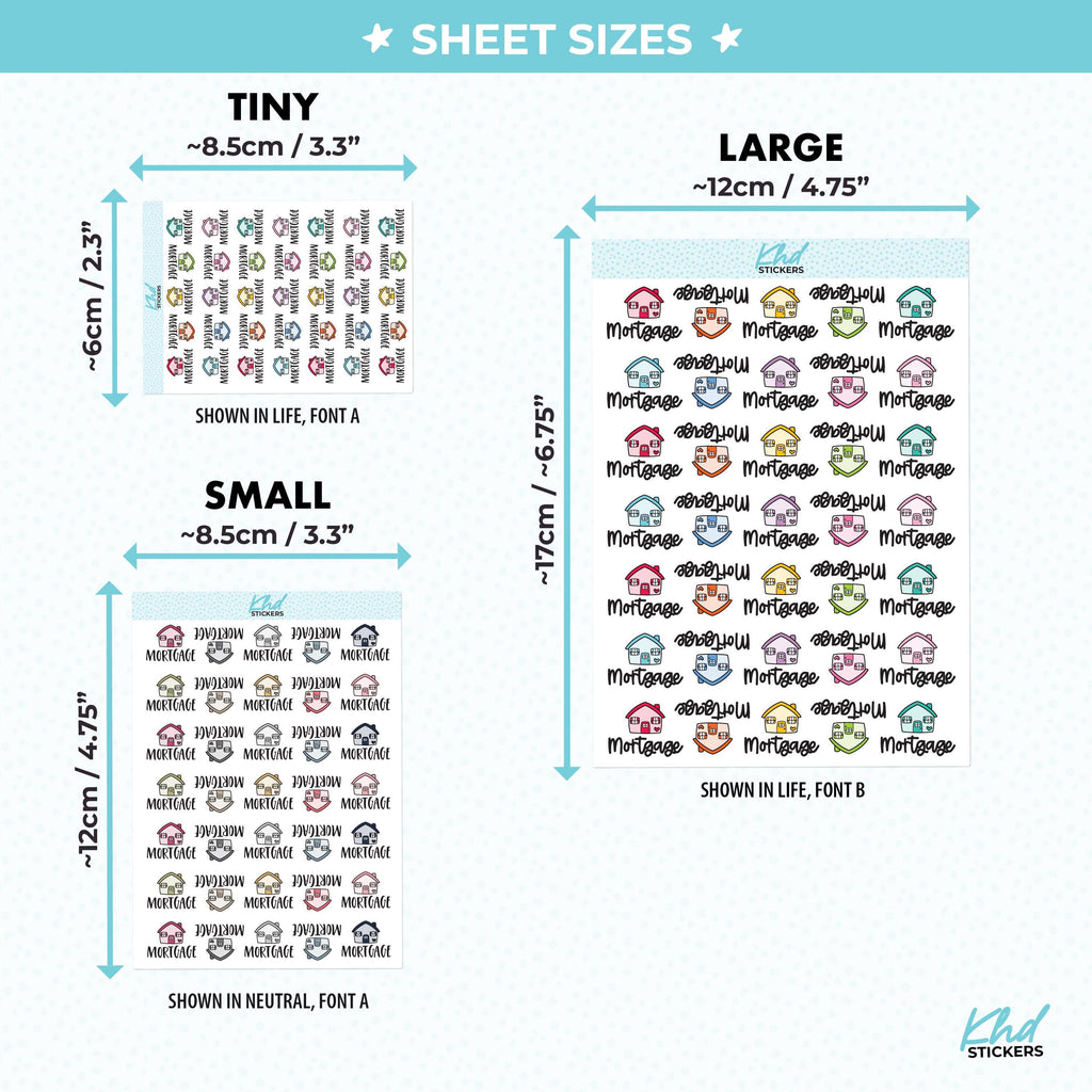 Mortgage Planner Stickers