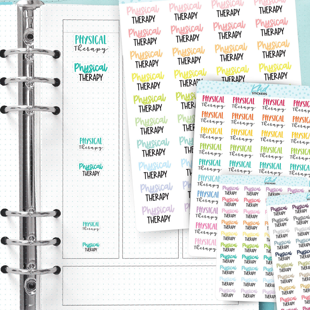 Feeling Sick Planner Stickers, Three Sizes including tiny, Removable