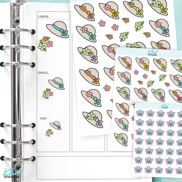 Sunhat with Flower – Kawaii Summer Stickers — video