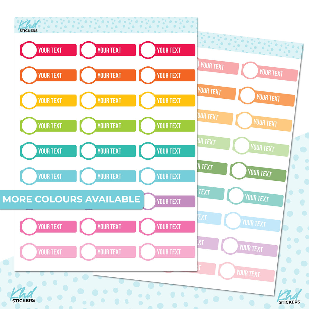 Design Your Own,  Appointment Stickers, Planner Stickers, Removable