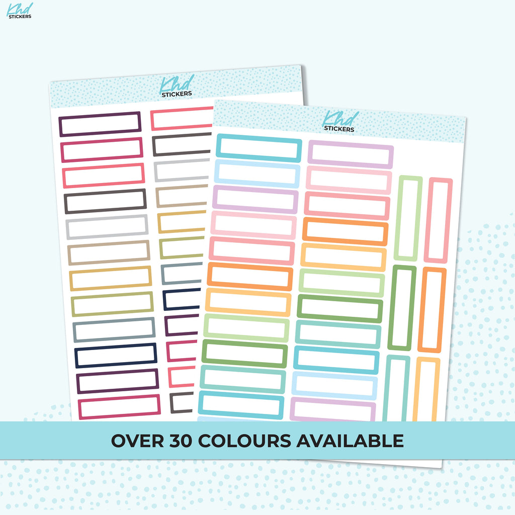 Monthly View Planner Stickers, Planner Stickers, Removable