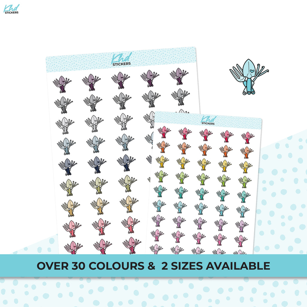 Garden Tool Stickers , Planner Stickers, Two Sizes and over 30 colour selections, Removable