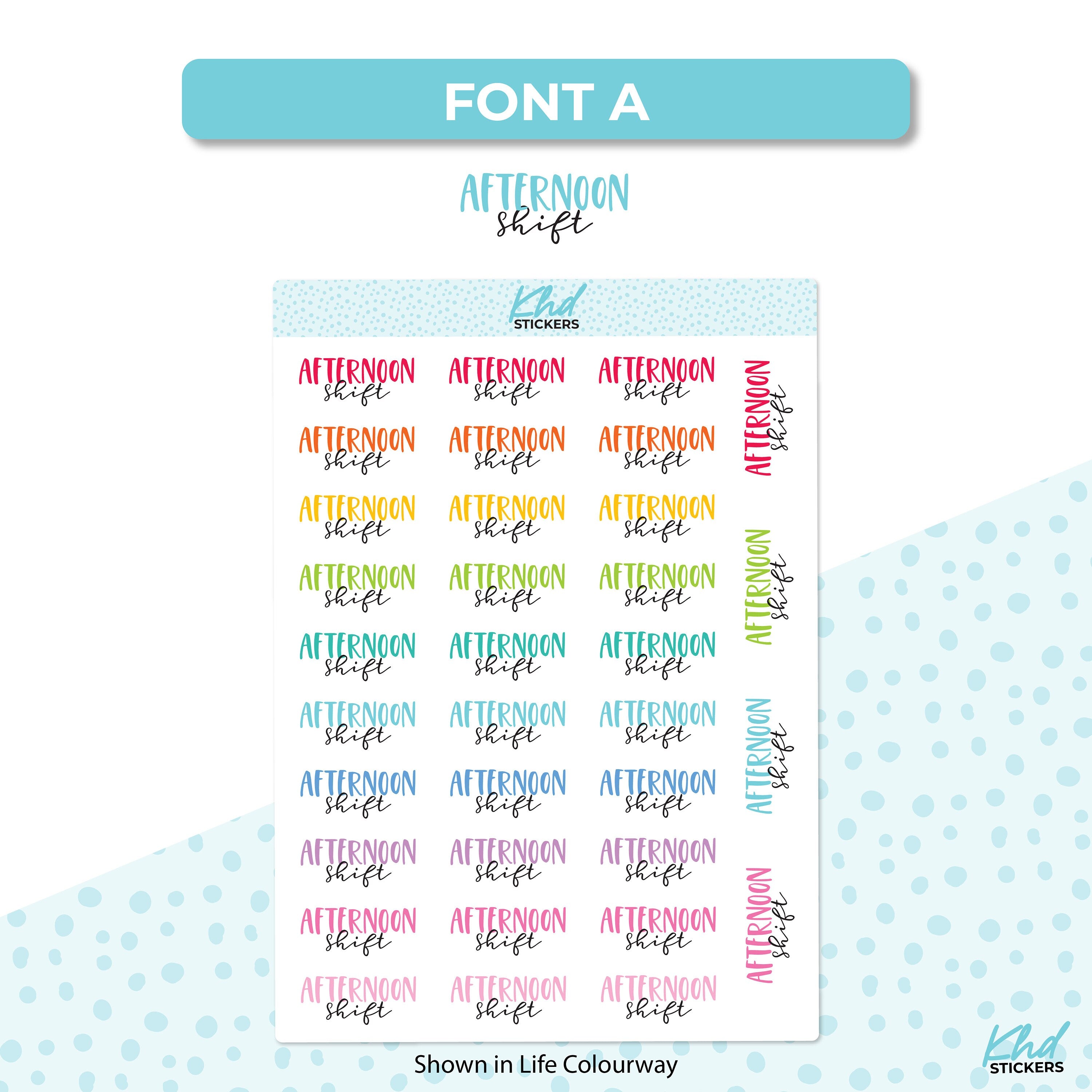 Monthly Review Stickers, Planner Stickers, Two Size and Font Selections,  Work Stickers, Removable 